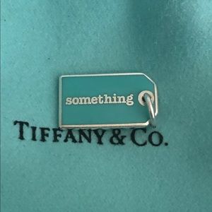 Tiffany Co Something Blue Tag Charm 